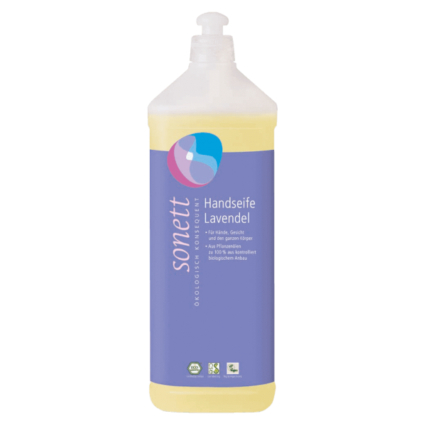Sonett - Handseife Lavendel, 1 l Flasche