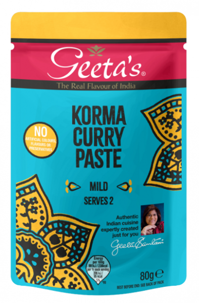 Geeta´s - Curry Paste "Korma mild", 80 g Beutel
