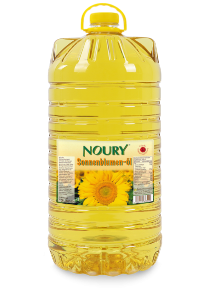 Noury - Sonnenblumenöl, 10 Liter PET-Flasche