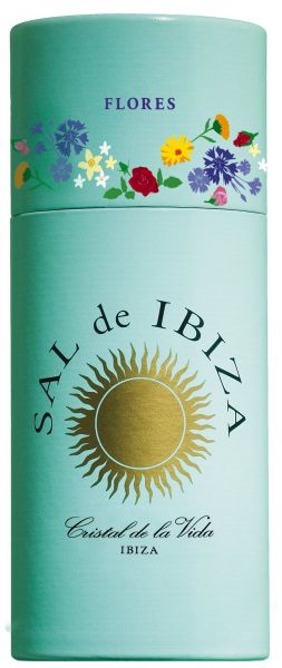 Sal de Ibiza - Salzstreuer - Granito con flores, 75 g