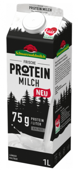 Schwarzwaldmilch Protein - F-Protein Milch 0,9%, 10 x 1 Liter