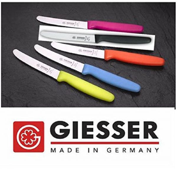 Giesser - Allzweckmesser, 11 cm, farbig, "8365 wsp 11" (5 Stück)