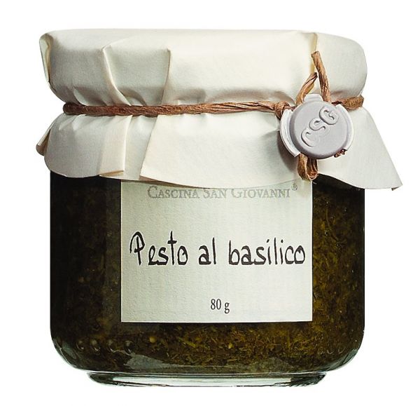 Cascina San Giovanni - Pesto al basilico, 80 g Glas