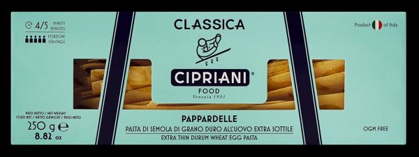 Cipriani - Pappardelle all'uovo, 250 g Pack