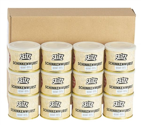 Seitz - Vollkonserven Schinkenwurst, 12 x 200 g Dose