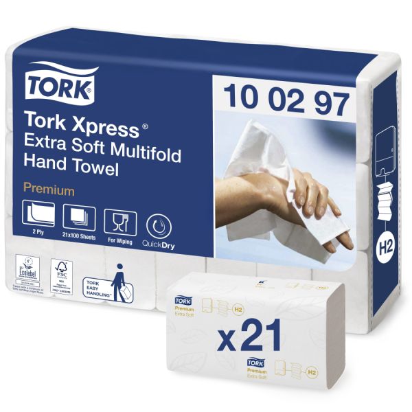 Tork - Xpress Papierhandtücher H2 Premium, weiß, 100297