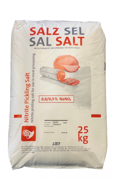 K+S - Nitritsalz / Pökelsalz, 0,8-0,9 mg, 25 kg Sack