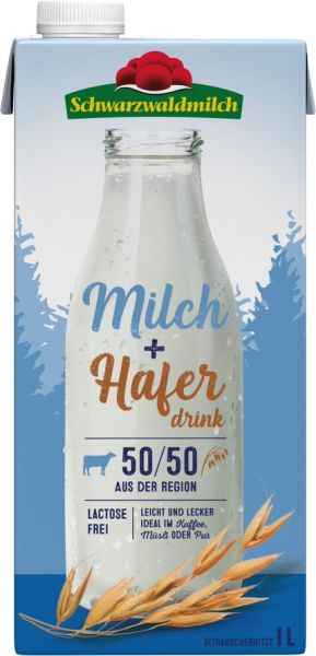 Schwarzwaldmilch - H-Milch + Hafer, 12 x 1 Liter