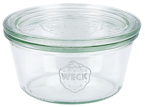 Weck - Sturzglas mit Deckel, 290 ml, 740, 6er gepackt