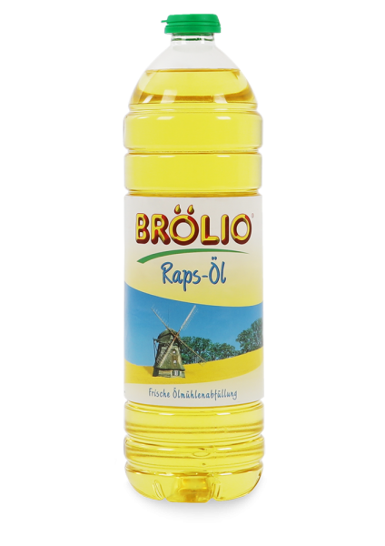 Brölio - Rapsöl, 1 Liter PET-Flasche