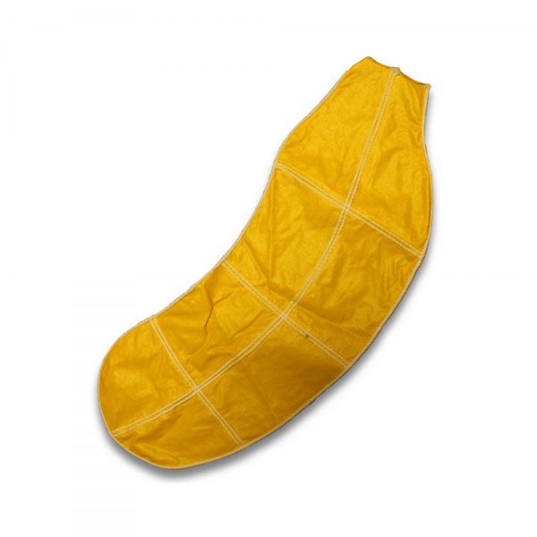 Fuduu.de - Leinen-Butten,110 /50 cm, Farbe: gelb, ca. 3,7 kg Füllgewicht