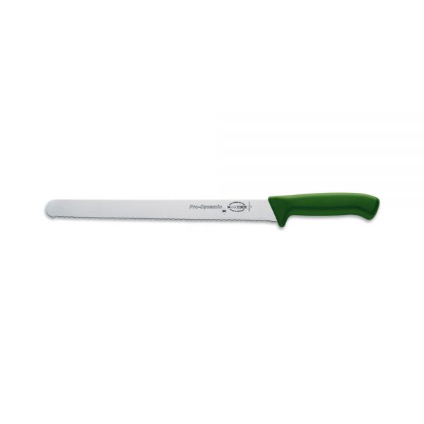 F. DICK - ProDynamic Aufschnittmesser, Wellenschliff, 30 cm, grün, 8503730-14