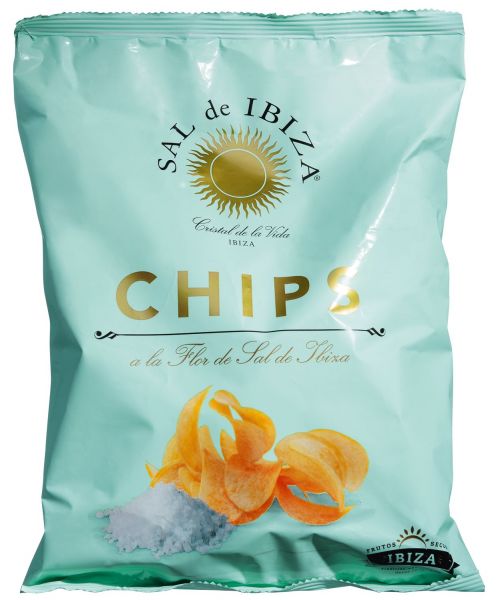 Sal de Ibiza - Chips Flor de Sal, 125 g Stück