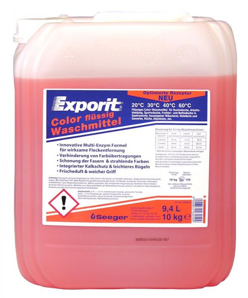 Exporit - Color flüssig Waschmittel, 10 kg Kanister
