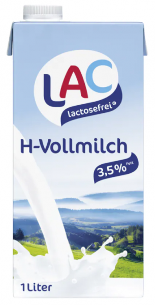 LAC - lactosefreie H-Milch 3,5%, 12 x 1 Liter