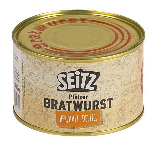 Seitz - Vollkonserven Bratwurst, 6 x 400 g Dose