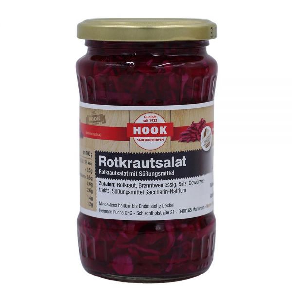 Hook - Rotkrautsalat, 6 x 195 g Glas