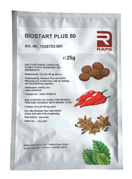 Raps - Biostart Plus 50, 25 g Beutel