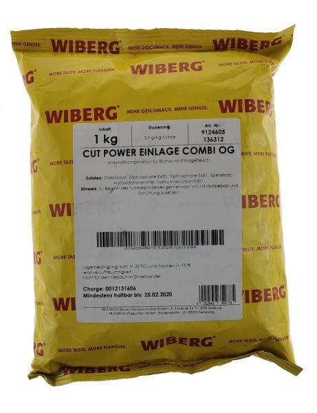Wiberg - Cut Power Einlage Combi OG, 1 kg Beutel
