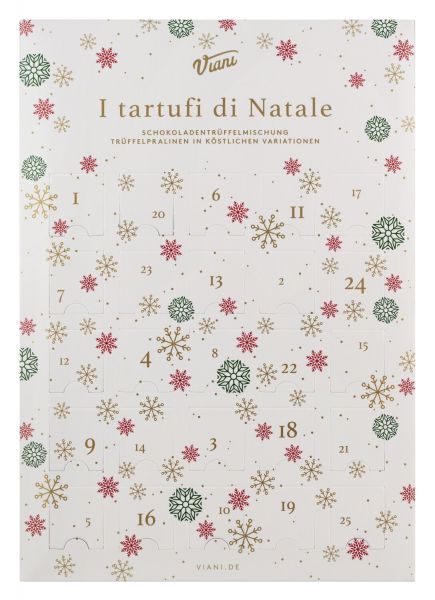 Viani - Adventskalender "I tartufi die Natale", 350 g Stück