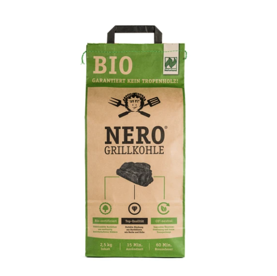 Nero - Grillkohle, 2,5 kg Sack