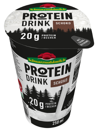 Schwarzwaldmilch Protein - Schokodrink, 10 x 250 ml Becher